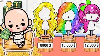 My Hair Is Worth A Million Dollars | Toca Life Story |Toca Boca