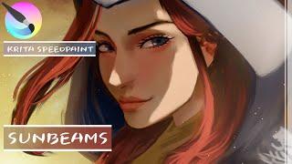 SPEEDPAINT | "Sunbeams" | Krita