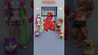 Please help the dog escape from prison. #funny #dog #shorts
