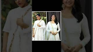 Anchors VS Heroines in same dresses part-1 #short @KRK CREATION #same_dresses