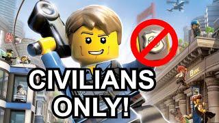 Can You Beat LEGO City Undercover With Only Civilians?