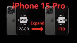 iPhone 15 Pro Storage Expansion | 128GB To 1TB