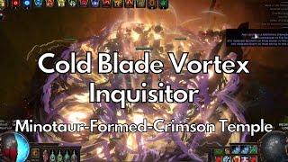 PoE 3.21 | Inquisitor Cold BV Blade Vortex , Magic Find + decent AoE