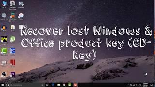 How To Find Your any Windows 10/8.1/8/7/XP Product Key