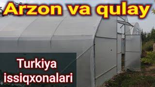 Issiqxona qurilishi, Endi KREDITNI xam imkoni bor. Turkiya texnologiyasi asosida qurib beriladi.