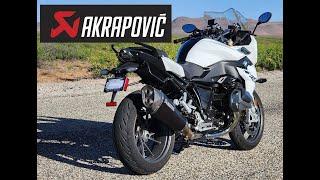 2023 BMW R1250RS - Akrapovic Slip-On Exhaust - No Narration or Music - 4K/60p UHD