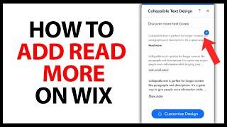 How to Add Read More on Wix in 2024