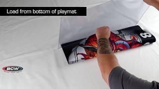 How to Insert a Playmat in a BCW Toploader