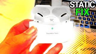 How To FIX AirPods Pro Crackling / Static Noise Sounds! (100% FIX)