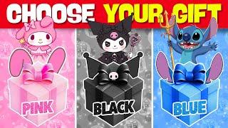 Choose Your Gift!  My Melody, Kuromi and Stitch  What's your favorite?