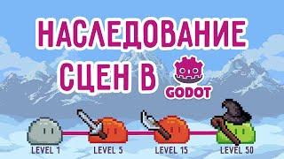 Наследование сцен в Godot Engine