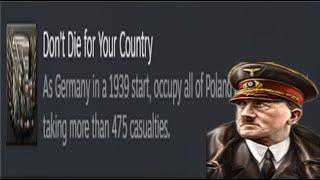 Don't Die For Your Country - Hearts of Iron 4 Achievement Guide