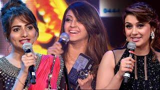 Talented Actress Rachita Ram, Hansika, & Aindrita Ray make their fan go crazy with their cute speech