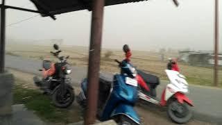 Funniest moments during heavy rainfall and wind