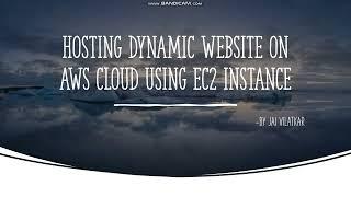 Hosting Dynamic Website Using AWS EC2 Instance