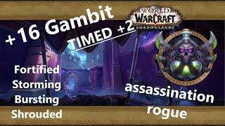 +16 ⭐⭐ Gambit Assassination Rogue l Patch 9.2.7 Season 4