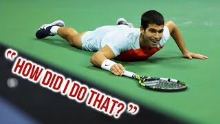 10 Minutes of Carlos Alcaraz Being the Most Creative Tennis Player!