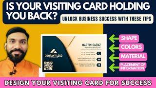 The Perfect Visiting Card: Key Tips to Attract Clients and Boost Sales | Learn How to Make It Work