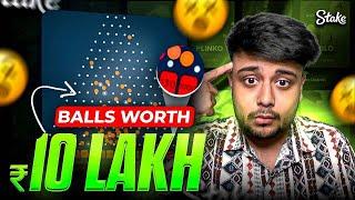 DROPPING ₹10 LAKH WORTH OF PLINKO BALLS on STAKE !!!!