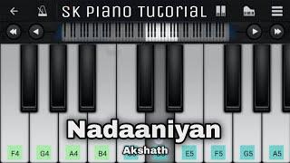 Nadaaniyan :: Mobile Piano Tutorial | Akshath | Aisha Ahmed