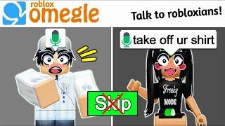 Roblox Omegle VOICE CHAT... But i cant SKIP ANYONE 12