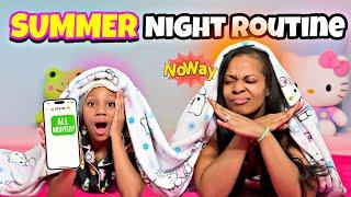 REALISTIC SUMMER NiGHTTiME  ROUTiNE   NO BEDTIME? ‍
