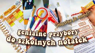 Przybory szkolne, które odmienią twoje notatki w zeszycie! ️ Ulubione pisadła Polishnotes