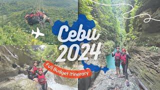 Cebu 2024 | DIY Full Itinerary (budget-friendly) Kawasan Canyoneering, Oslob Whale Shark Watching 