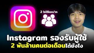 Instagram ใช้เทคโนโลยีอะไรในการรองรับผู้ใช้เป็นพันล้านคน 