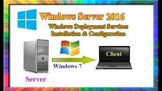 how to install and configure WDS in windows server 2016