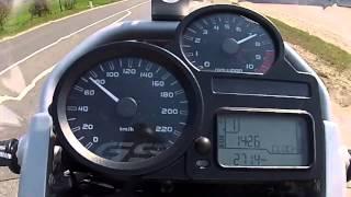 0-100 kmh Acceleration Beschleunigung BMW R1200GS 2012