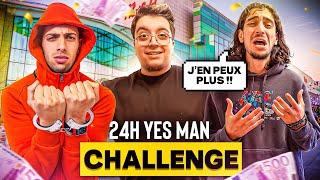 ON DIT OUI A TOUT PENDANT 24H A MON COUSIN !  " YES MAN CHALLENGE EXTREM"