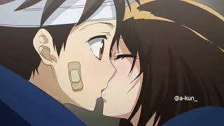 Ryouko x Ichirou Sweet Romantic Kiss Scene|| Aura || Anime Kiss Scene @a-kun_