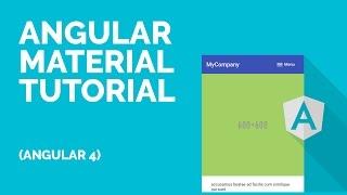 Angular 4 Material Tutorial