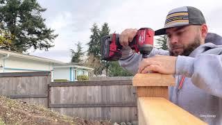 How to Build a Cedar Fence Full Panel STYLE /Заборы в США