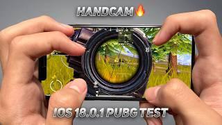 iPhone XS Max PUBG Mobile New Full Handcam Gameplay  | iOS 18.0.1 PUBG/BGMI TEST After Update!