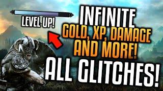 SKYRIM | INFINITE GOLD, XP, DUPLICATION AND MORE AT LEVEL 1 | SKYRIM ALL WORKING GLITCHES 2022