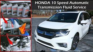 HONDA 10 Speed Automatic Transmission Fluid Service | Honda Odyssey