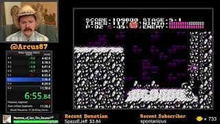 Ninja Gaiden NES speedrun in 11:38.067 by Arcus (Former WR)