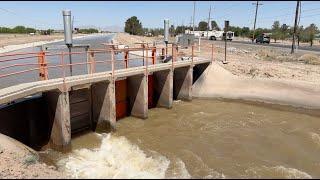 Canal concrete lining project in El Paso helps farmers conserve water
