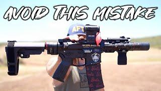 YOUR AR PISTOL CAN GET YOU IN TROUBLE + CA SBR AOW EXEMPTION