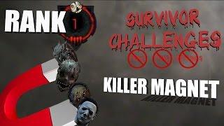 Dead By Daylight Survivor CHALLENGE | KILLER MAGNET!