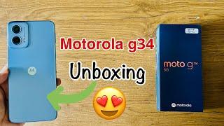 Motorola G34 Unboxing Hindi..!