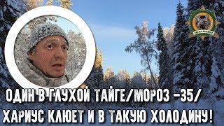 Один в глухой тайге/Мороз минус 35С/Чуть не околел!