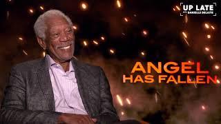 MORGAN FREEMAN - ANGEL HAS FALLEN INTERVIEW WITH DANIELLE DELAITE