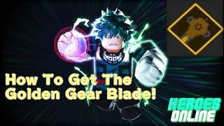 Roblox Heroes Online How To Get The Golden Gear Blade!