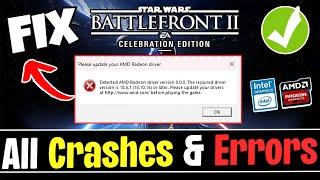 How to Fix Star Wars battlefront 2 Crashing & Error On PC | Fix Battlefront 2 mid game crash