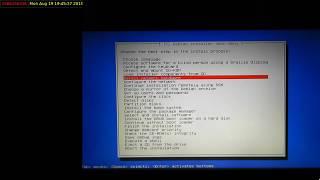 2019 08 19 How to install Debian Linux with remote install also