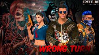 WRONG TURN || HORROR FILM || FREE FIRE SHORT HORROR MOVIE || RISHI GAMING