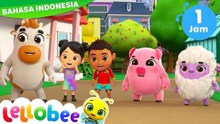 Tarian Aktif Bergerak | Lellobee City Farm Indonesia | Kartun dan Lagu Anak-anak Indonesia